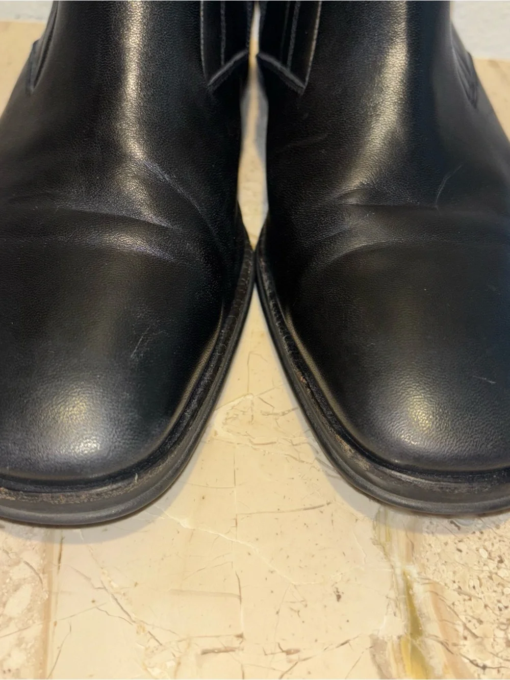 Bruno MAGLI Men’s Raspino Zip Up Boot - Black Leather Size 7.5 M EUC M01575
